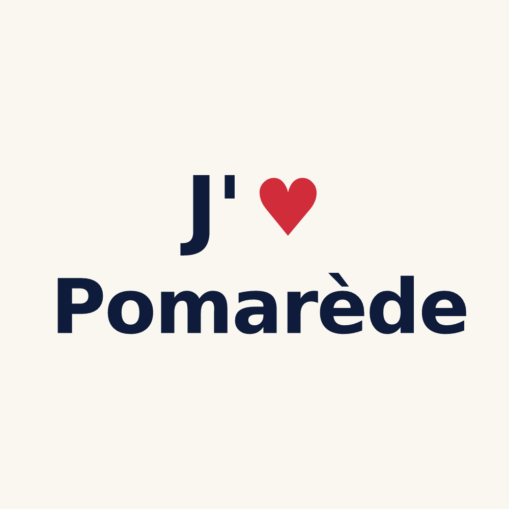 Tasse personnalisée Pomarède — design J'aime Pomarède