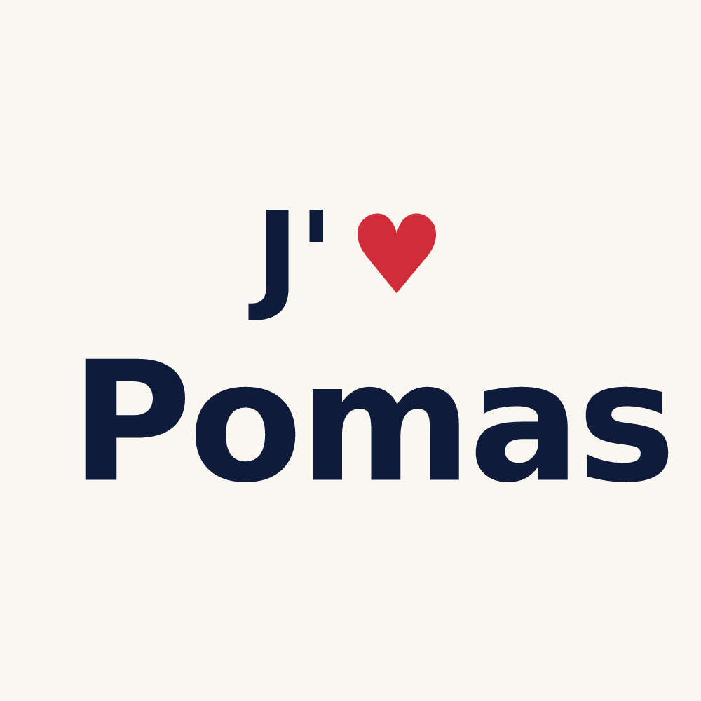 Tasse personnalisée Pomas — design J'aime Pomas