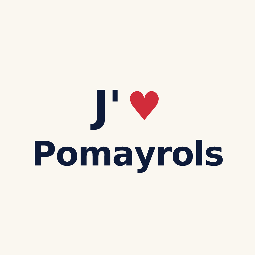 Tasse personnalisée Pomayrols — design J'aime Pomayrols