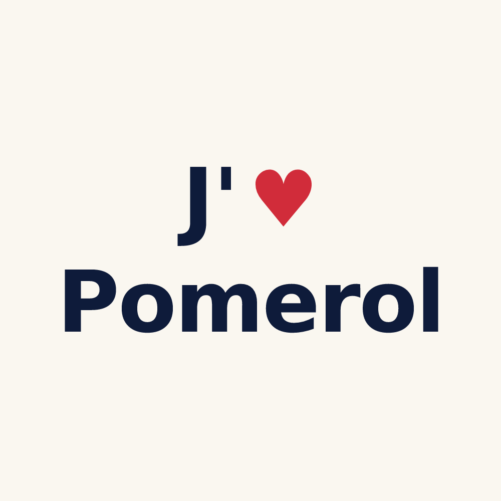 Tasse personnalisée Pomerol — design J'aime Pomerol