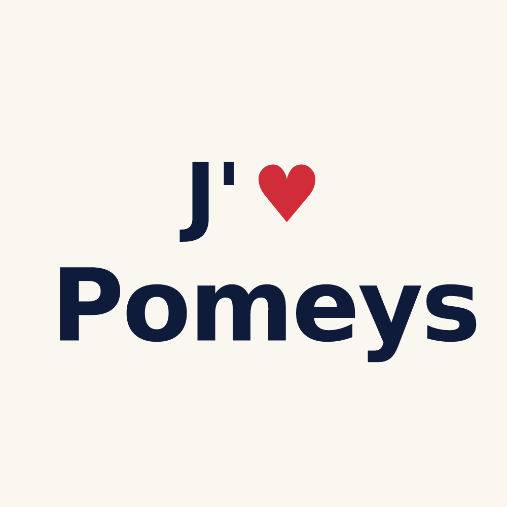 Tasse personnalisée Pomeys — design J'aime Pomeys