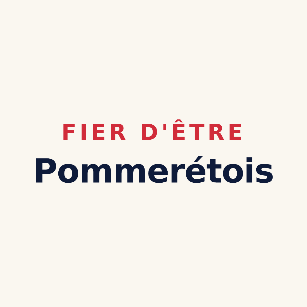 Tasse « Fier d'être Pommerétois » — design pour Pommeret