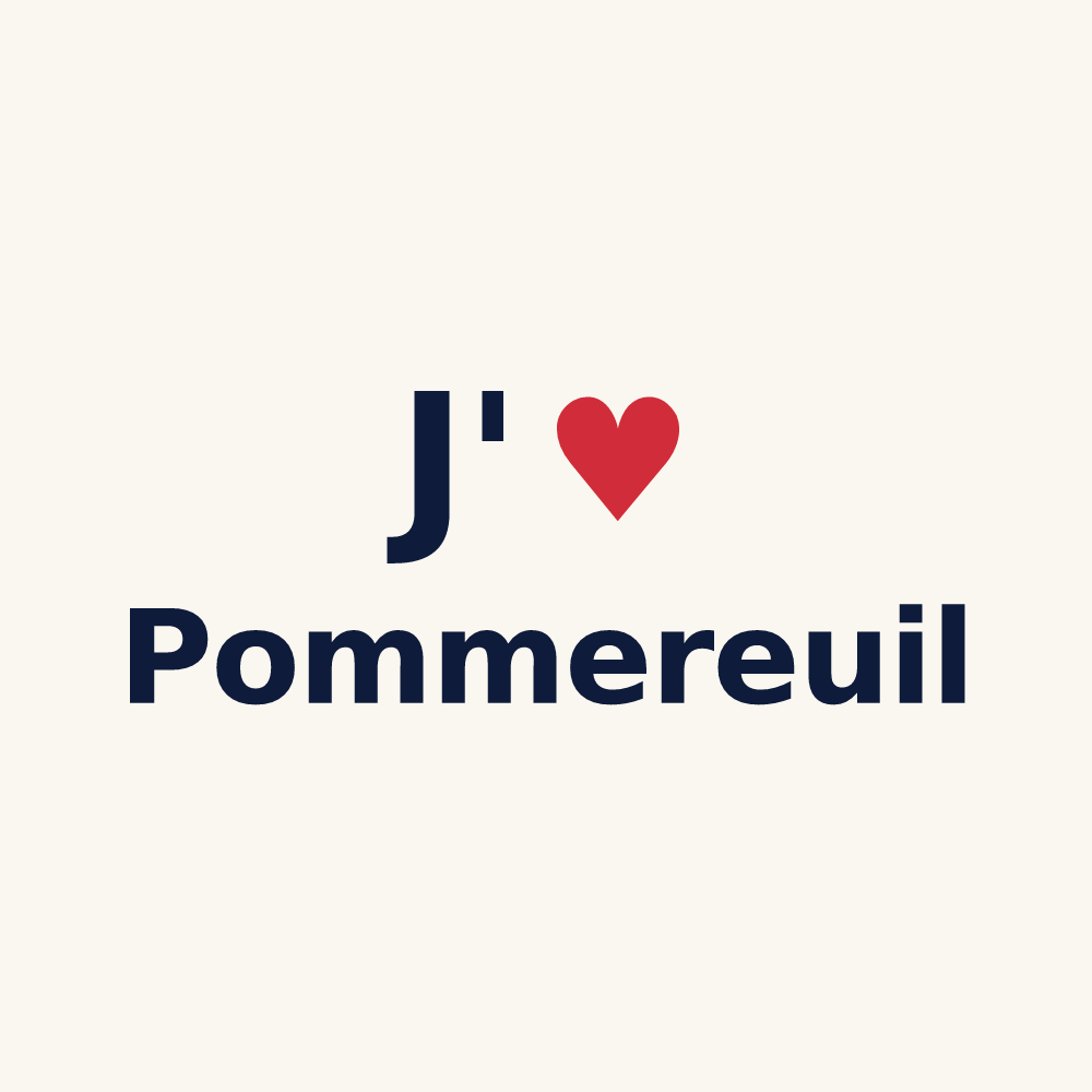Tasse personnalisée Pommereuil — design J'aime Pommereuil