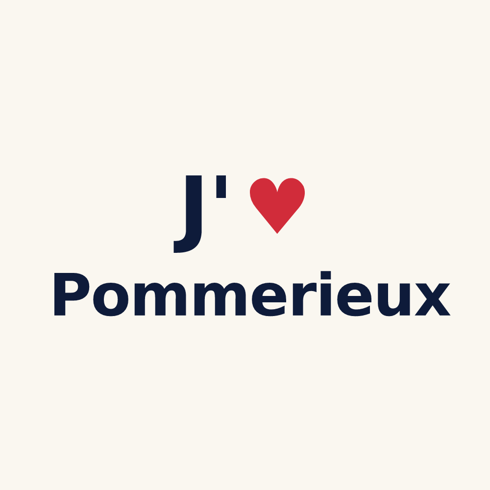 Tasse personnalisée Pommerieux — design J'aime Pommerieux