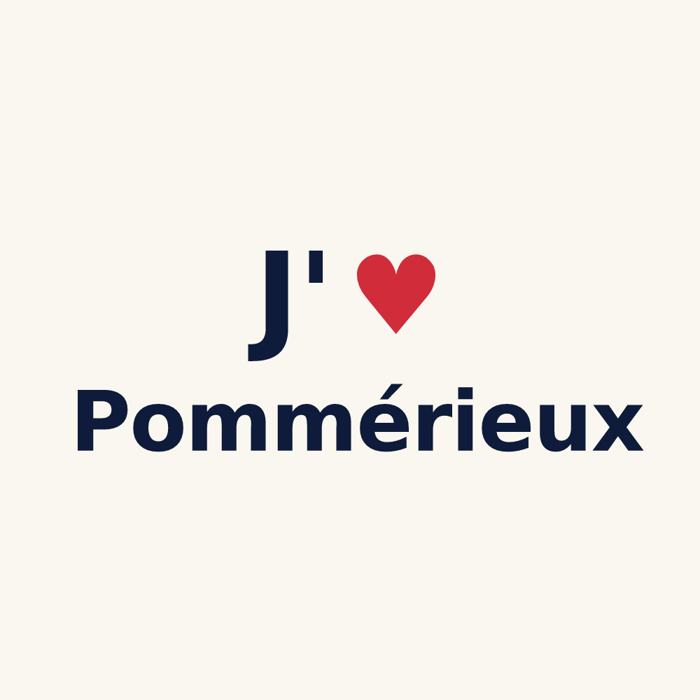 Tasse personnalisée Pommérieux — design J'aime Pommérieux