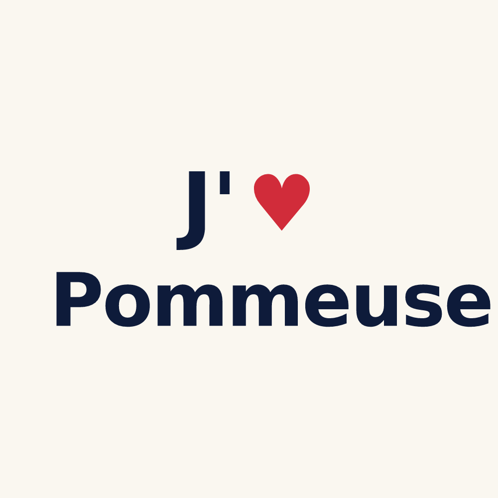 Tasse personnalisée Pommeuse — design J'aime Pommeuse