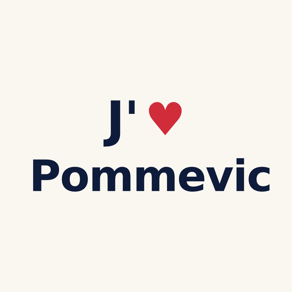 Tasse personnalisée Pommevic — design J'aime Pommevic