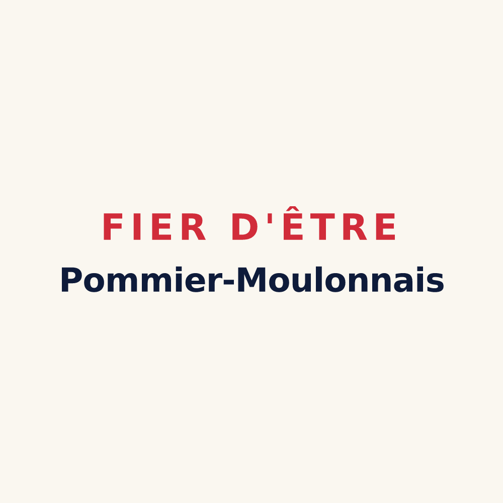 Tasse « Fier d'être Pommier-Moulonnais » — design pour Pommiers-Moulons