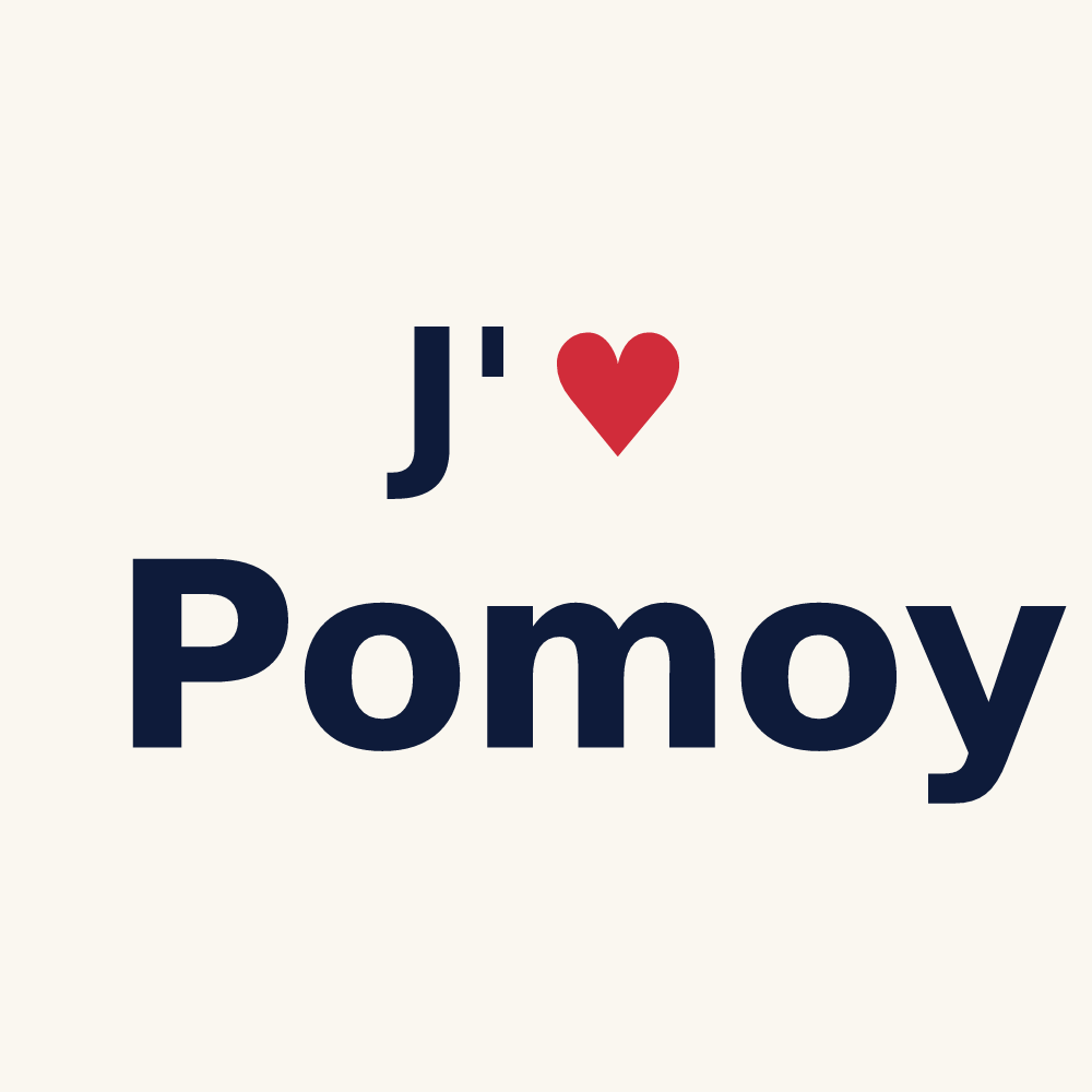Tasse personnalisée Pomoy — design J'aime Pomoy