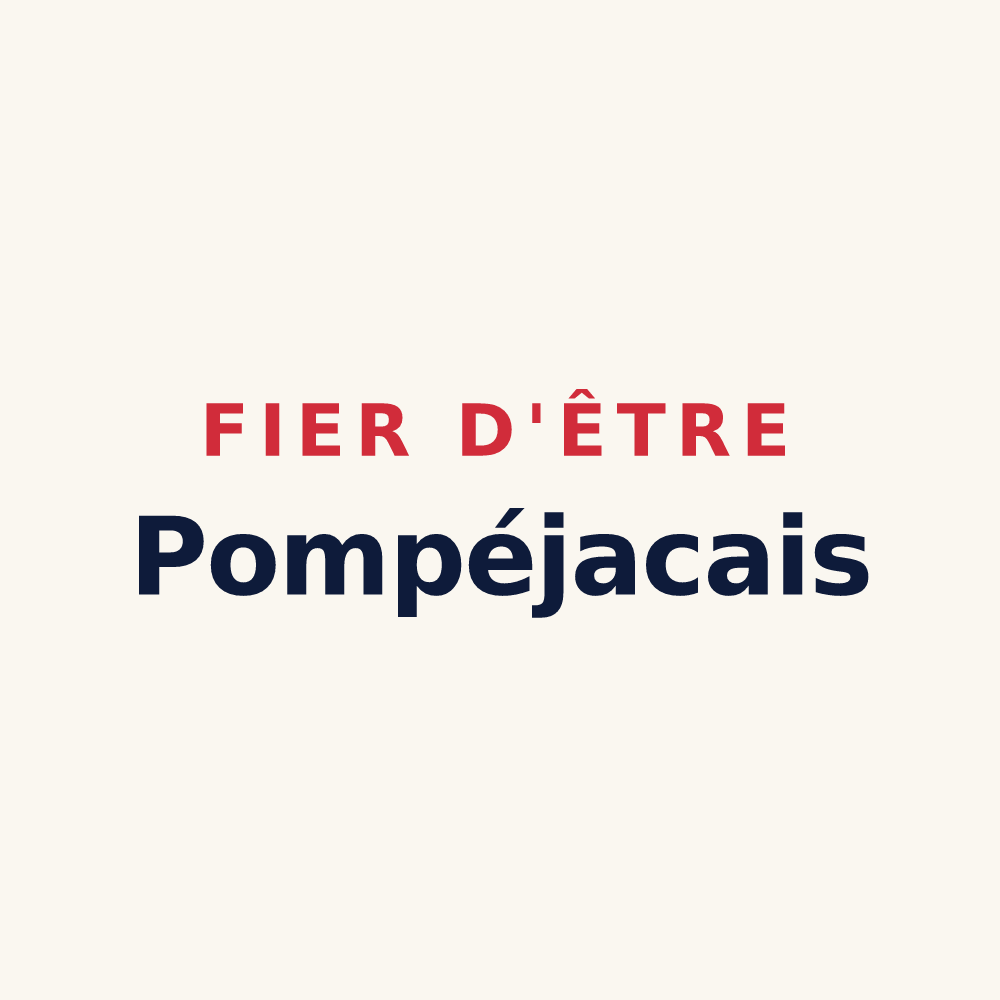 Tasse « Fier d'être Pompéjacais » — design pour Pompéjac