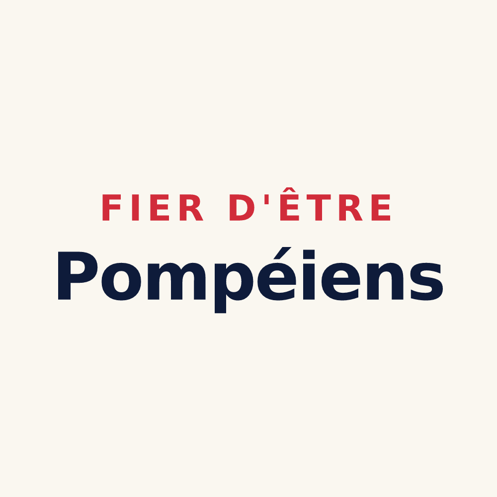 Tasse « Fier d'être Pompéiens » — design pour Pompey