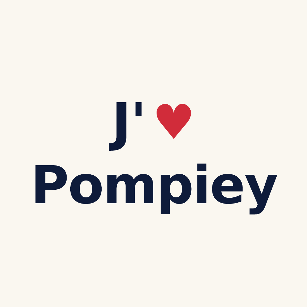 Tasse personnalisée Pompiey — design J'aime Pompiey