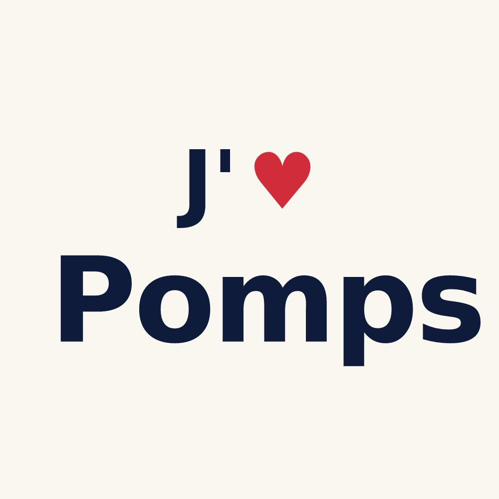 Tasse personnalisée Pomps — design « J'aime Pomps » imprimé sur la tasse