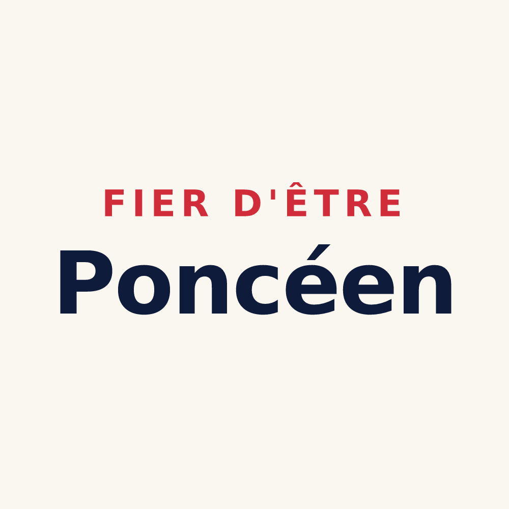 Tasse « Fier d'être Poncéen » — design pour Poncey-lès-Athée