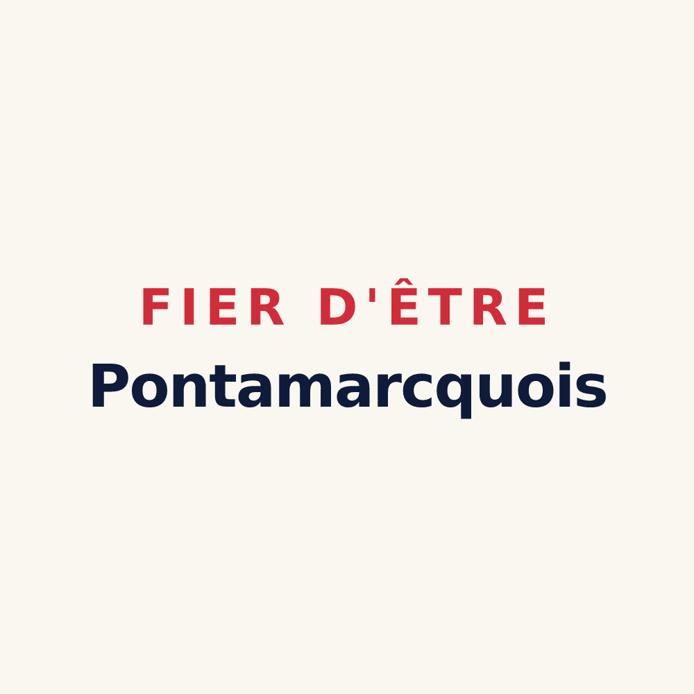 Tasse « Fier d'être Pontamarcquois » — design pour Pont-à-Marcq