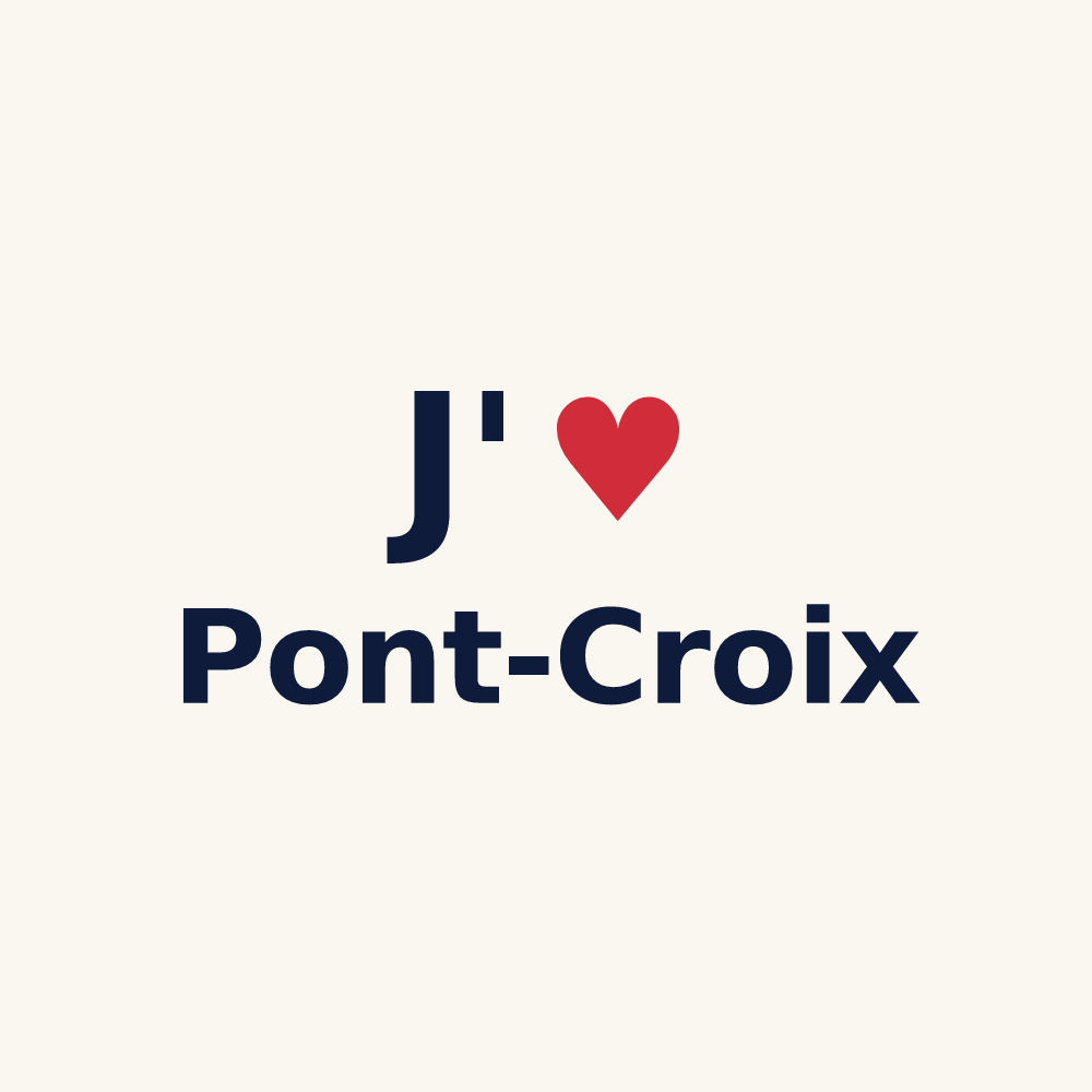 Tasse personnalisée Pont-Croix — design J'aime Pont-Croix