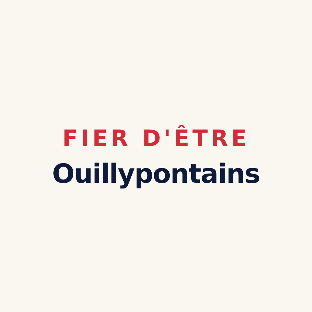 Tasse « Fier d'être Ouillypontains » — design pour Pont-d'Ouilly