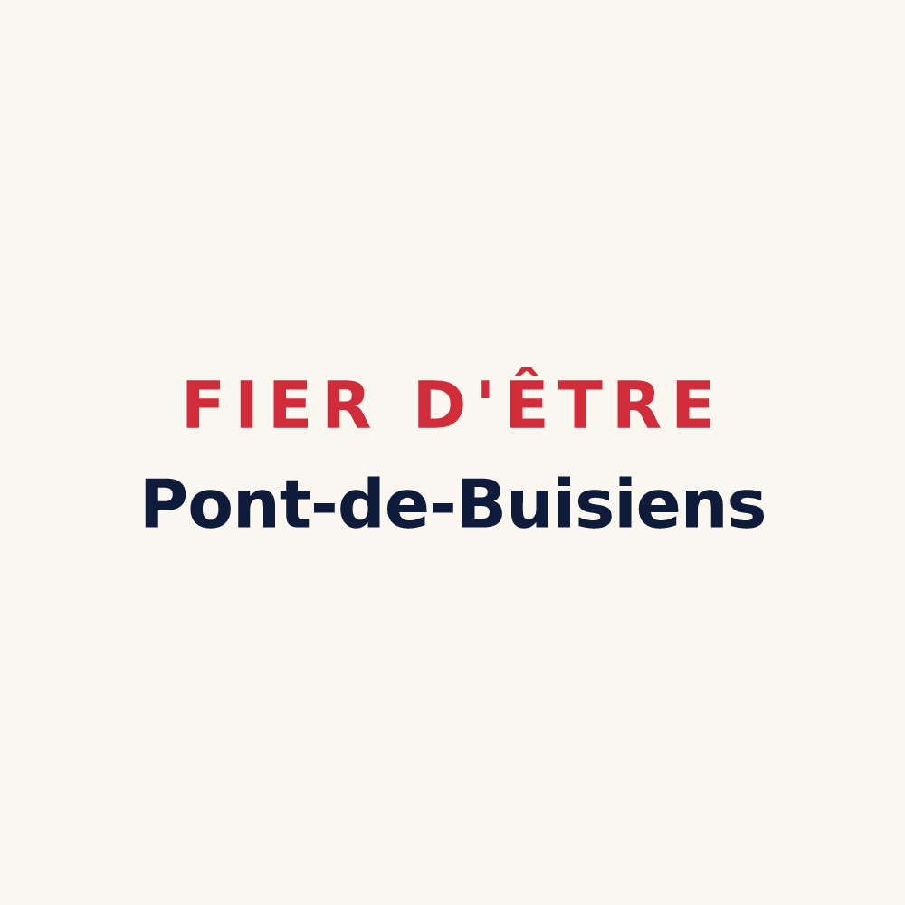 Tasse « Fier d'être Pont-de-Buisiens » — design pour Pont-de-Buis-lès-Quimerch