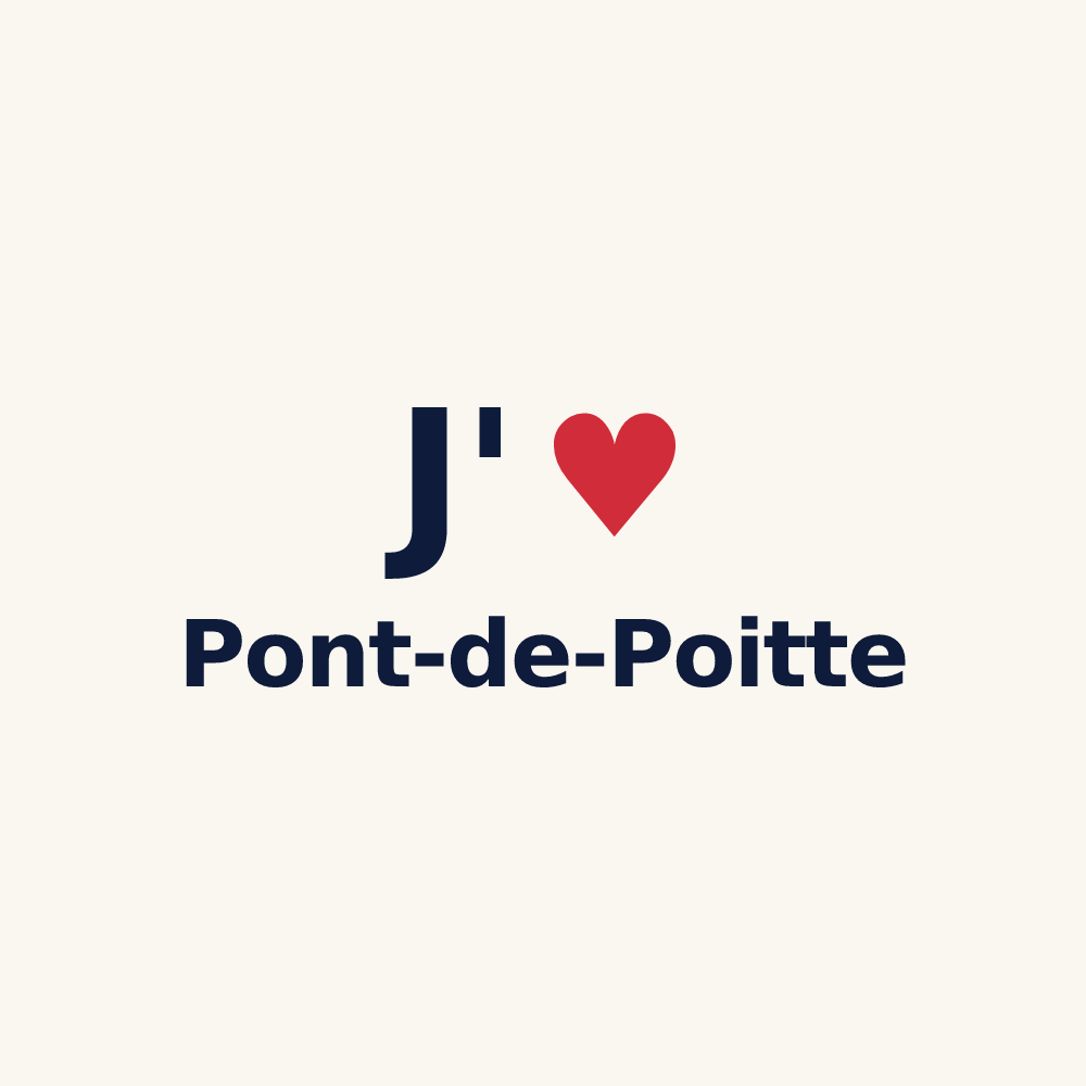 Tasse personnalisée Pont-de-Poitte — design J'aime Pont-de-Poitte