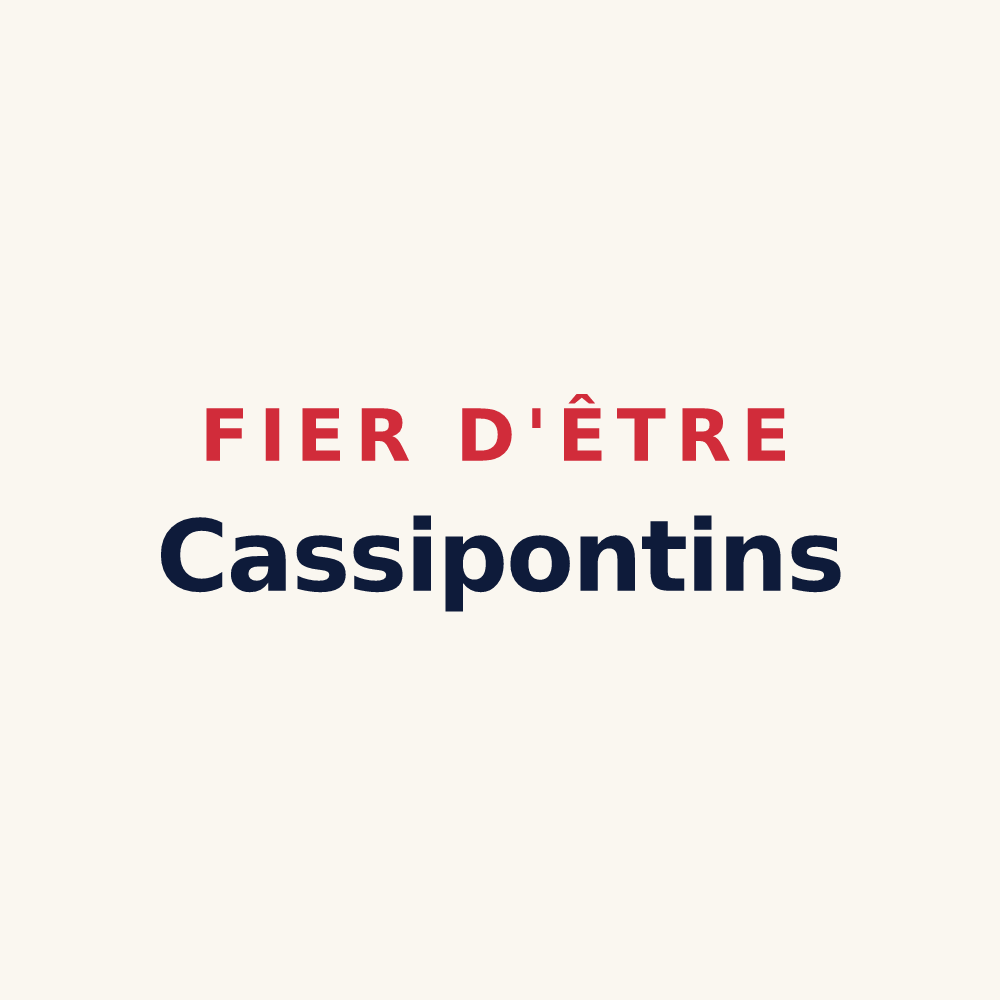 Tasse « Fier d'être Cassipontins » — design pour Pont-du-Casse