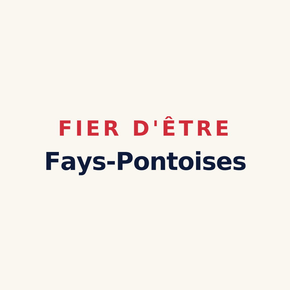 Tasse « Fier d'être Fays-Pontoises » — design pour Pont-lès-Bonfays