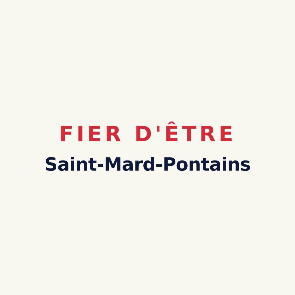 Tasse « Fier d'être Saint-Mard-Pontains » — design pour Pont-Saint-Mard