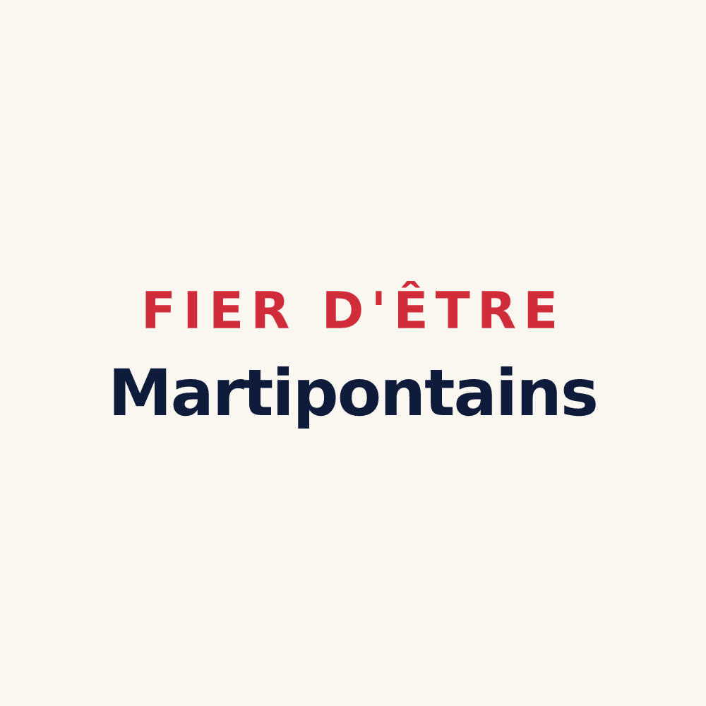 Tasse « Fier d'être Martipontains » — design pour Pont-Saint-Martin