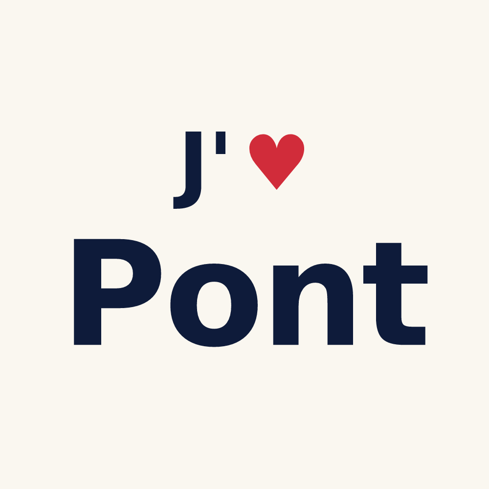 Tasse personnalisée Pont — design J'aime Pont