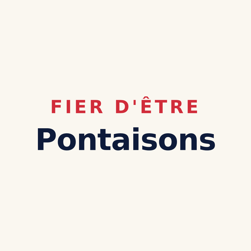Tasse « Fier d'être Pontaisons » — design pour Pontaix