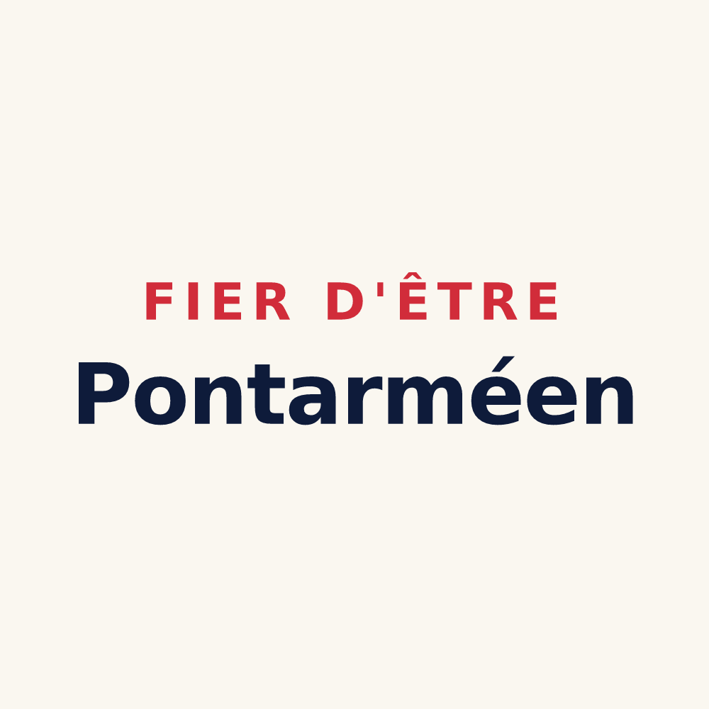 Tasse « Fier d'être Pontarméen » — design pour Pontarmé