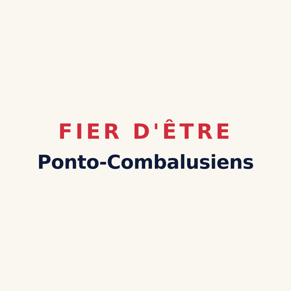 Tasse « Fier d'être Ponto-Combalusiens » — design pour Pontault-Combault