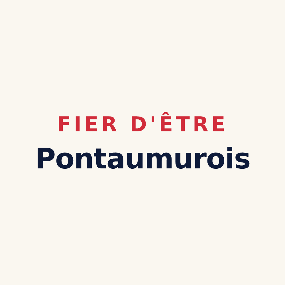 Tasse « Fier d'être Pontaumurois » — design pour Pontaumur
