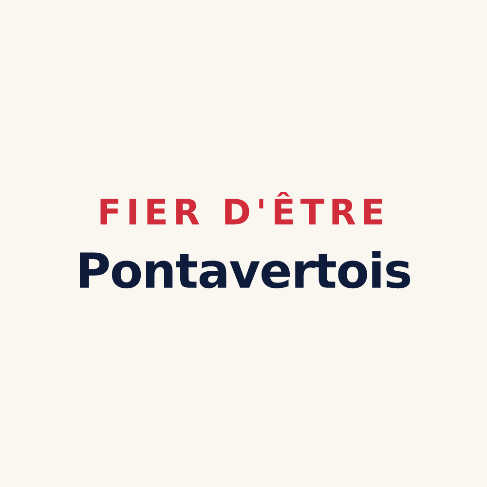 Tasse « Fier d'être Pontavertois » — design pour Pontavert