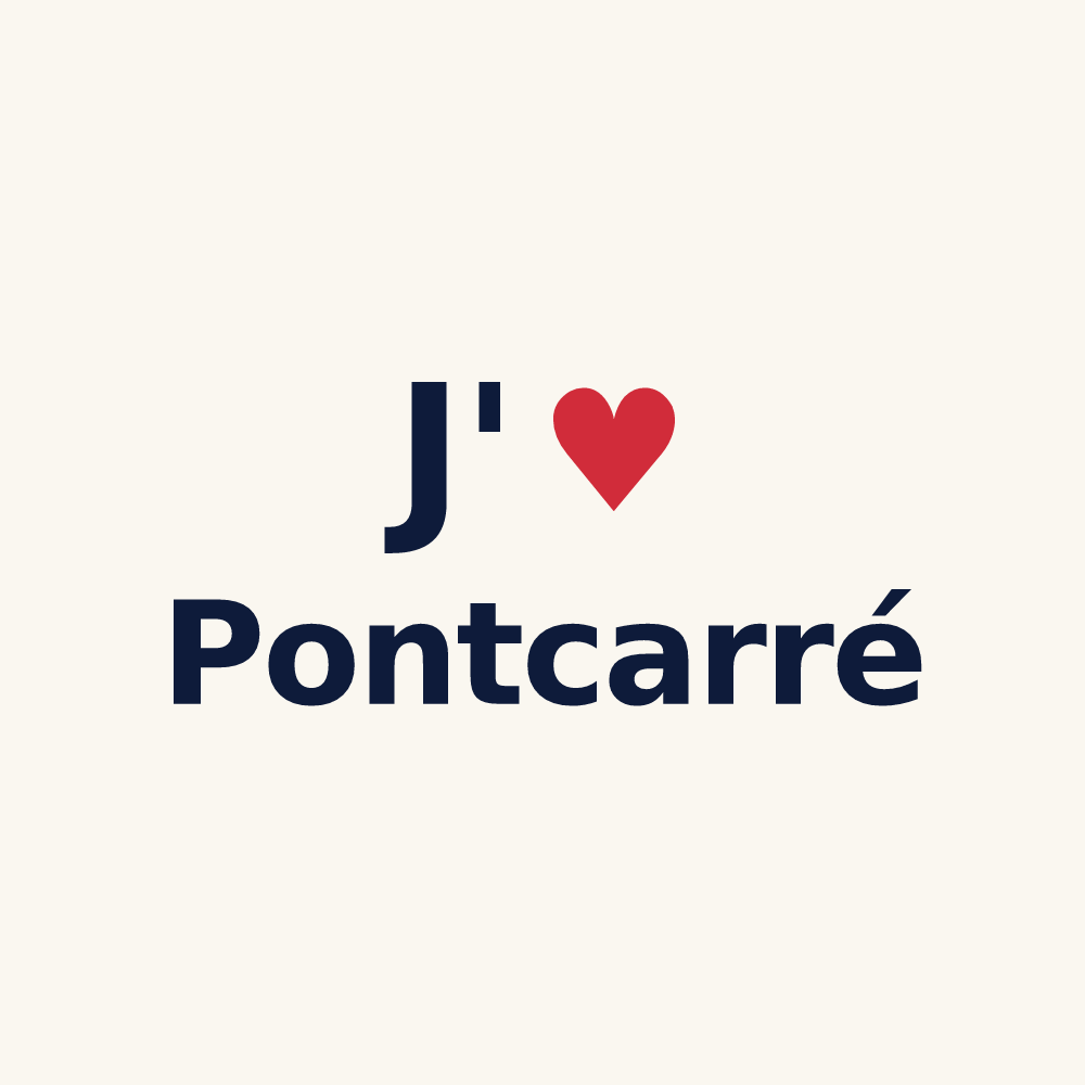 Tasse personnalisée Pontcarré — design J'aime Pontcarré