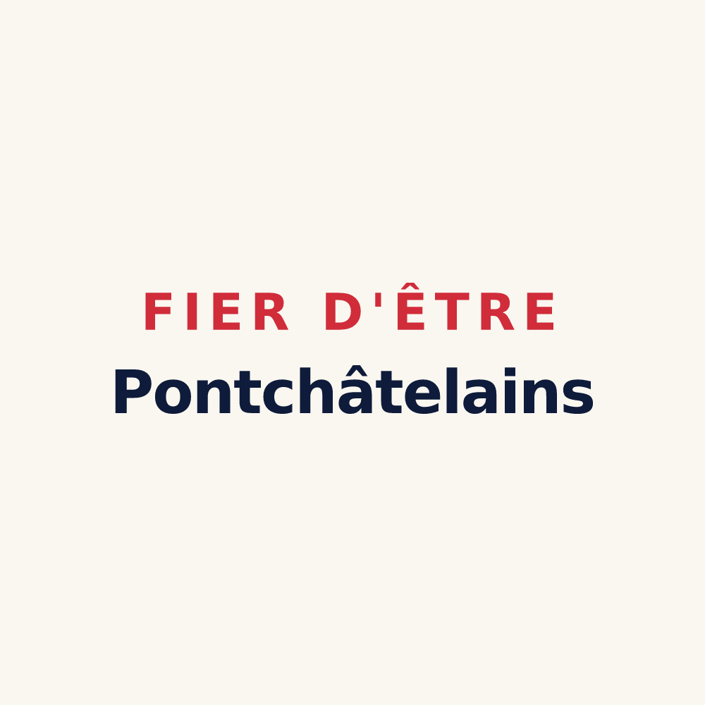 Tasse « Fier d'être Pontchâtelains » — design pour Pontchâteau