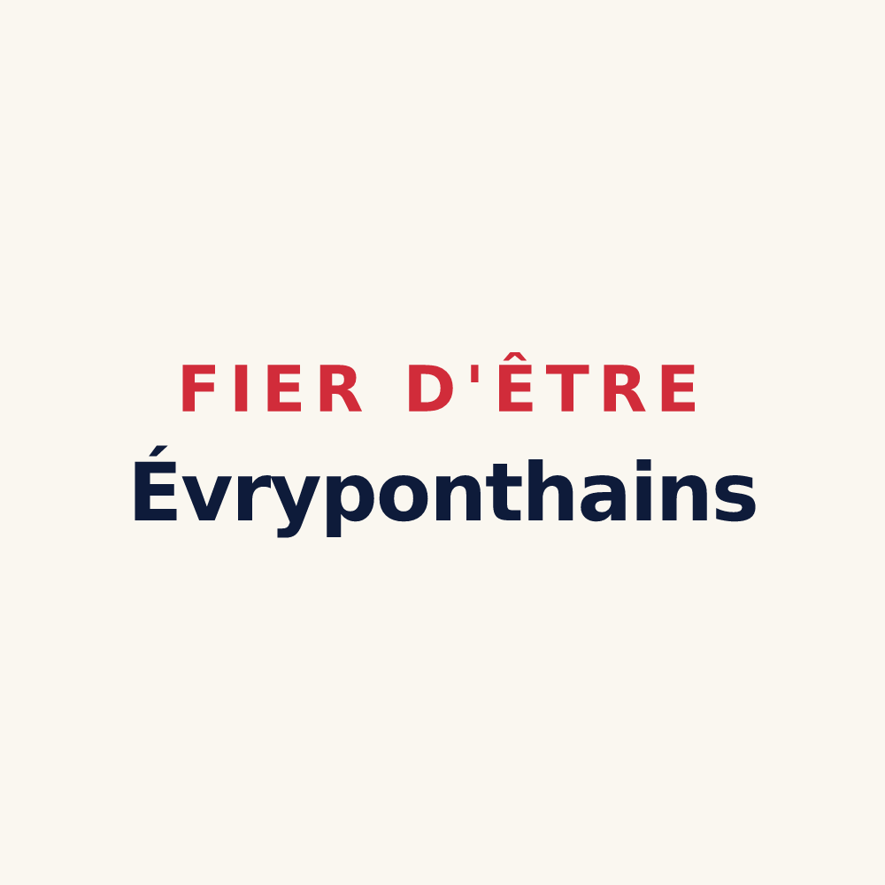 Tasse « Fier d'être Évryponthains » — design pour Ponthévrard