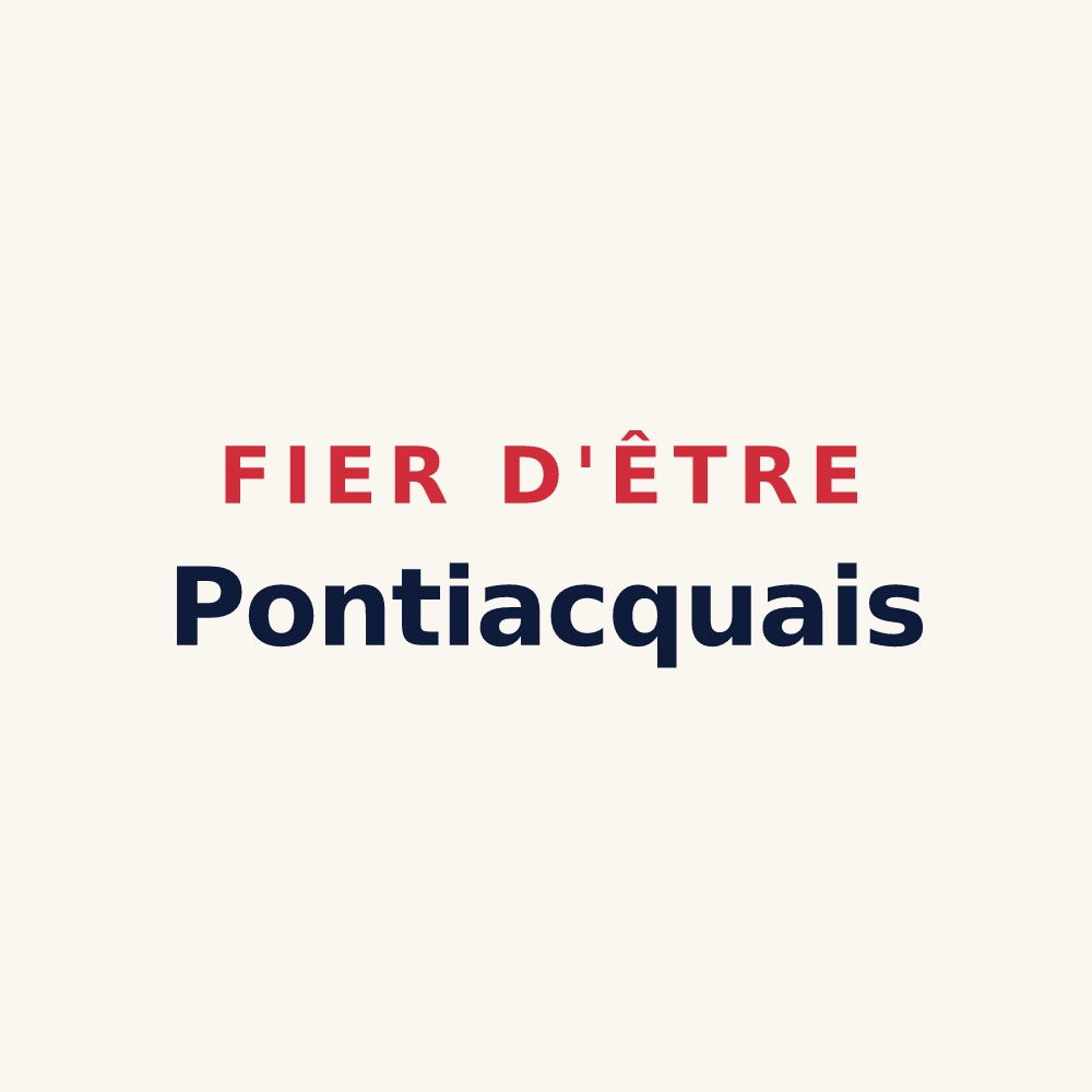 Tasse « Fier d'être Pontiacquais » — design pour Pontiacq-Viellepinte
