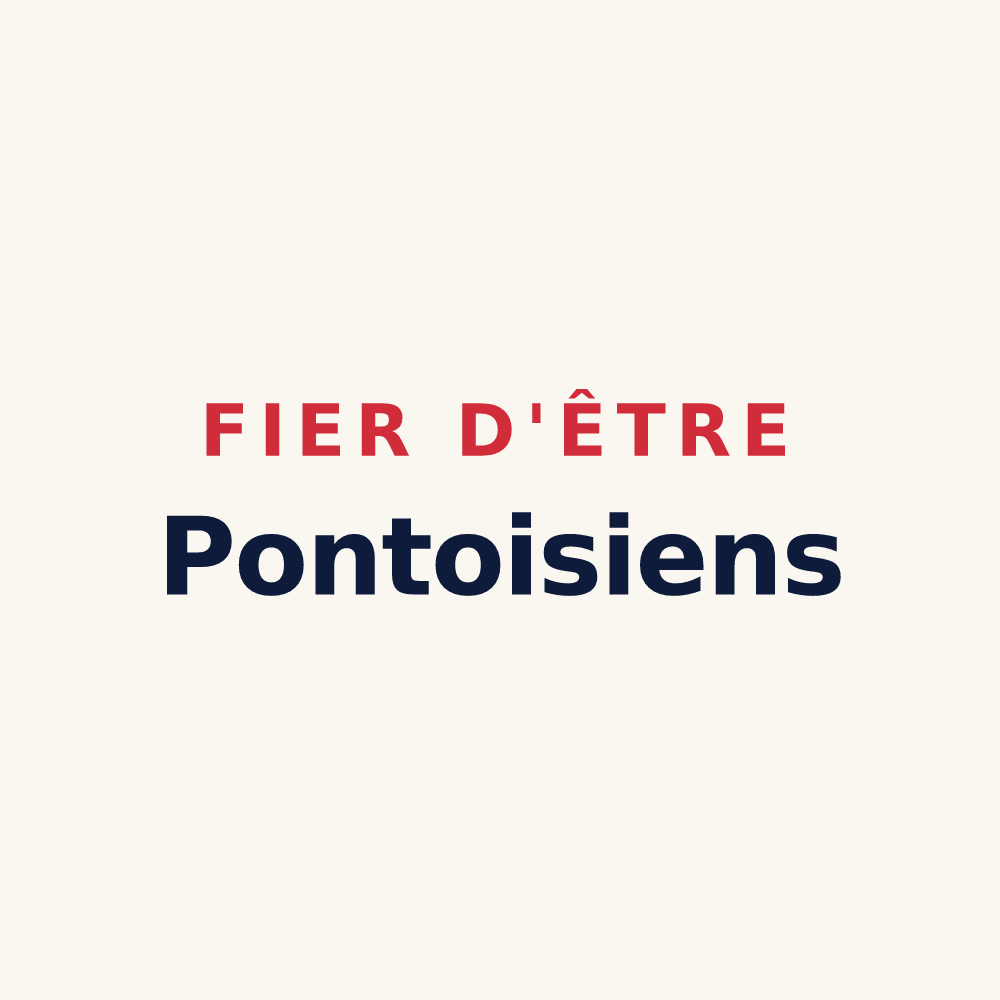 Tasse « Fier d'être Pontoisiens » — design pour Pontoise-lès-Noyon