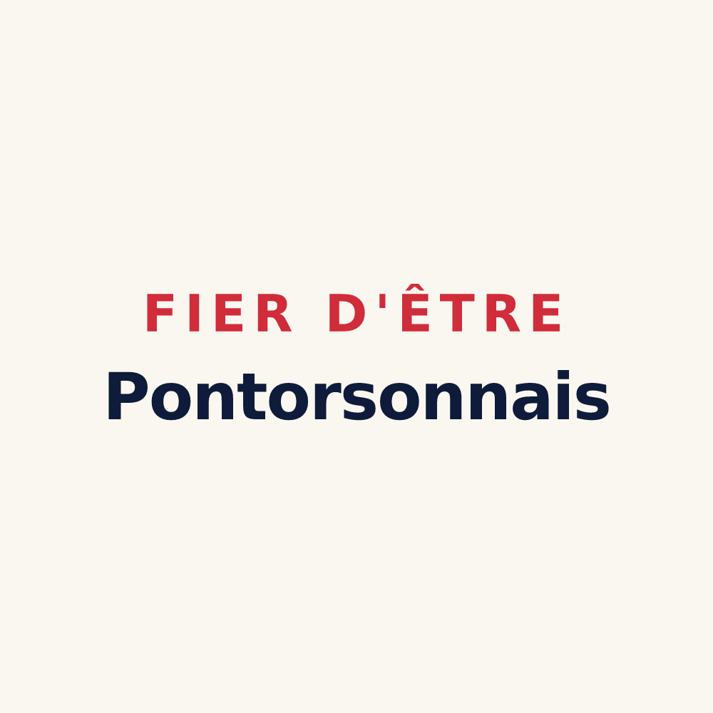 Tasse « Fier d'être Pontorsonnais » — design pour Pontorson