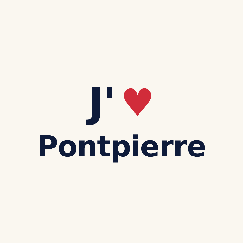Tasse personnalisée Pontpierre — design J'aime Pontpierre