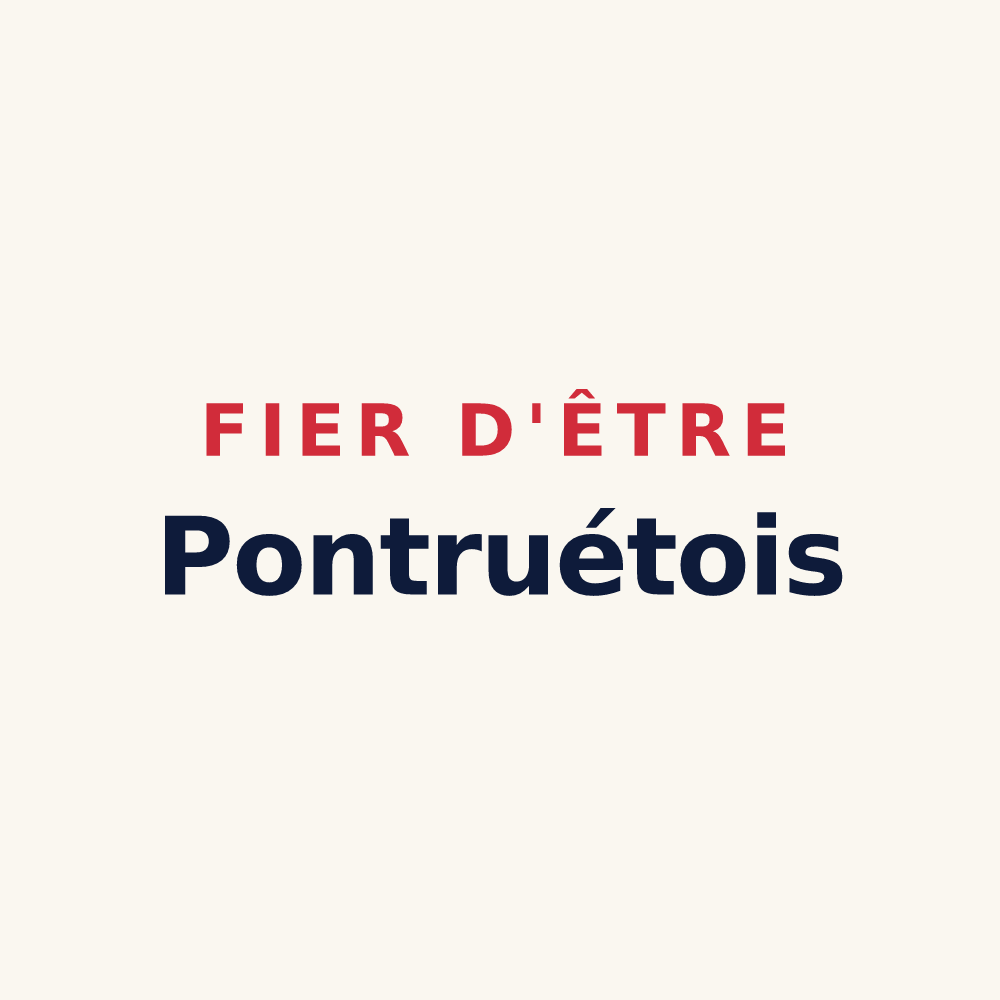 Tasse « Fier d'être Pontruétois » — design pour Pontruet