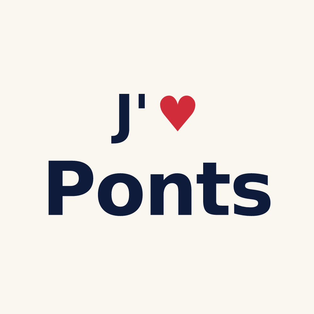 Tasse personnalisée Ponts — design J'aime Ponts