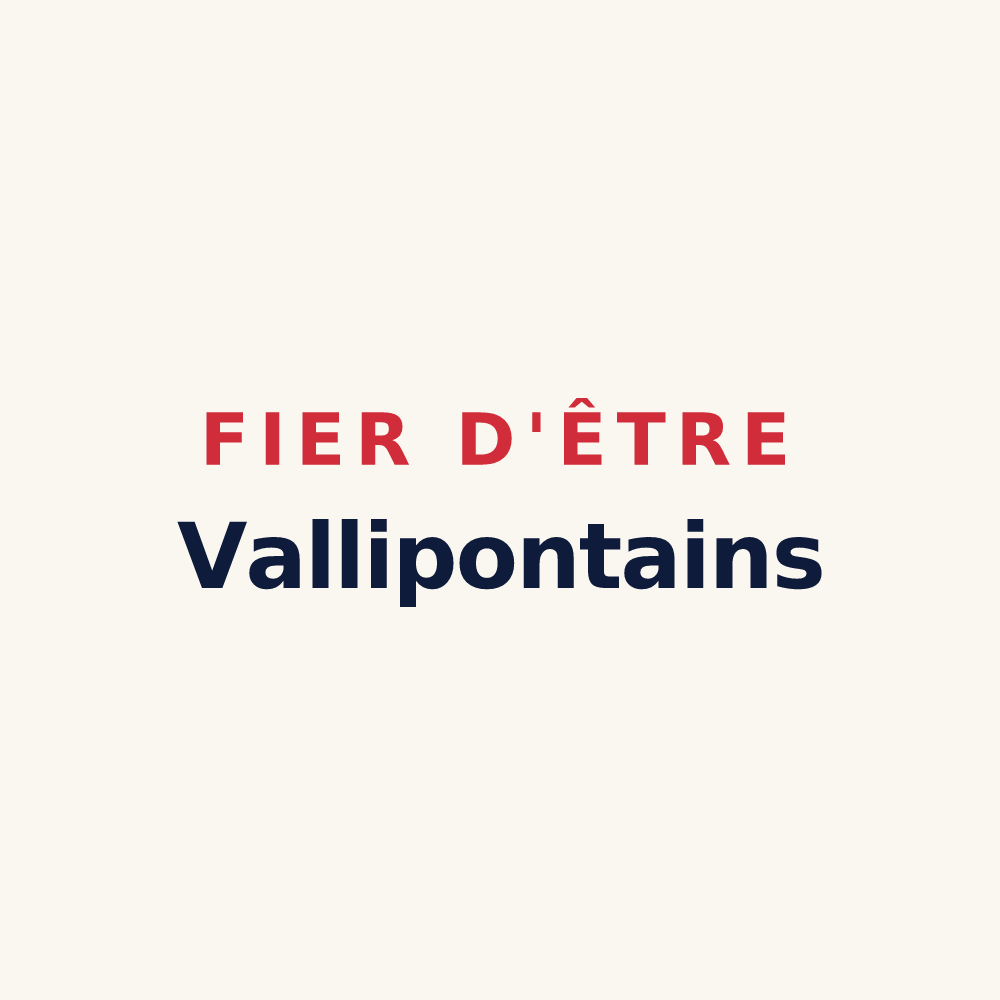 Tasse « Fier d'être Vallipontains » — design pour Pontvallain