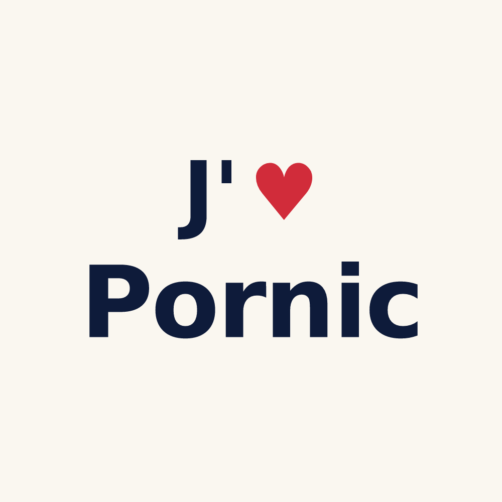 Tasse personnalisée Pornic — design « J'aime Pornic » imprimé sur la tasse