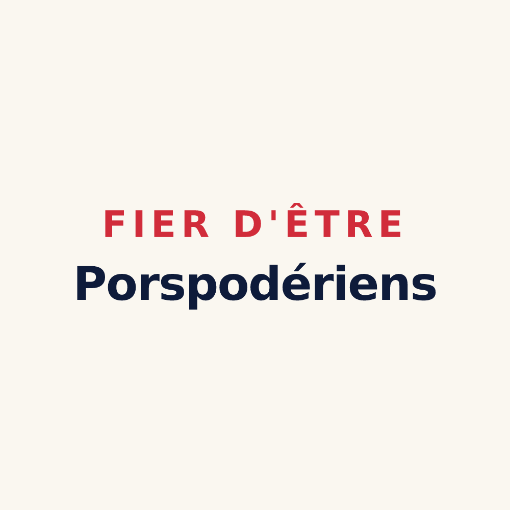 Tasse « Fier d'être Porspodériens » — design pour Porspoder