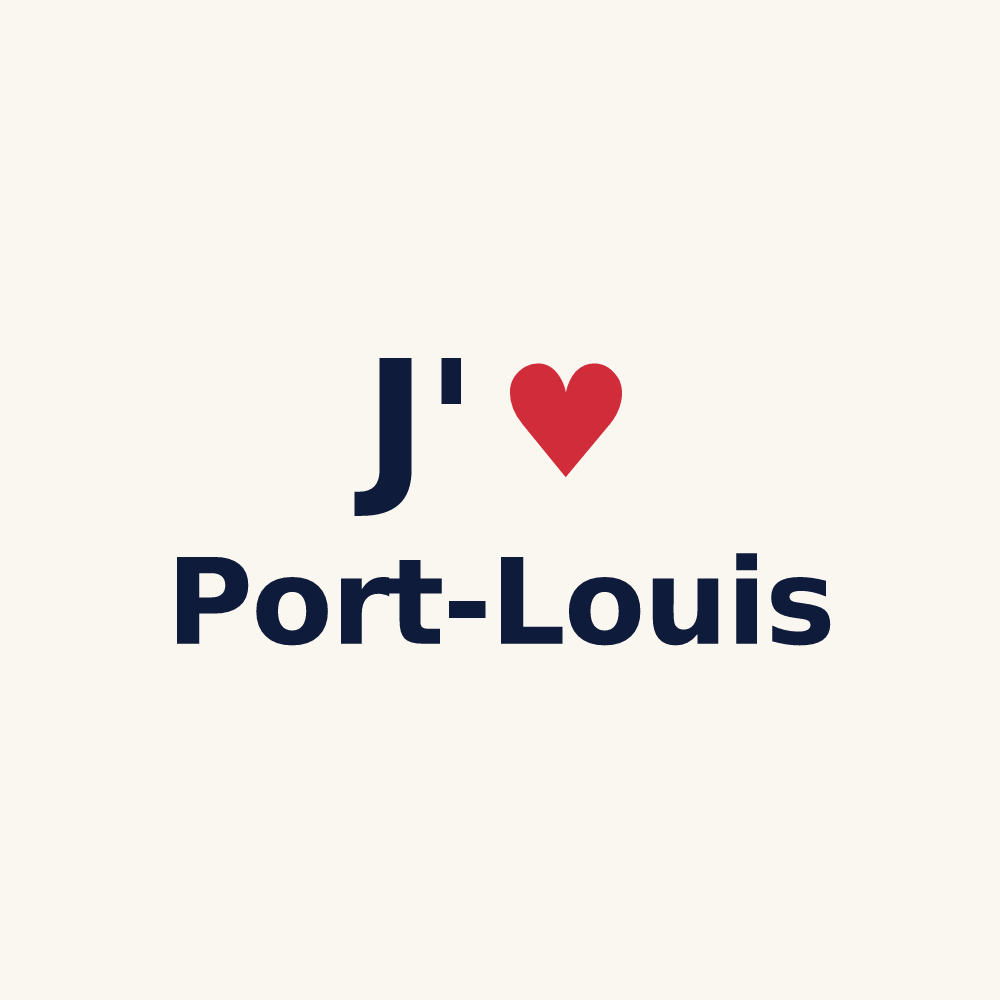 Tasse personnalisée Port-Louis — design J'aime Port-Louis