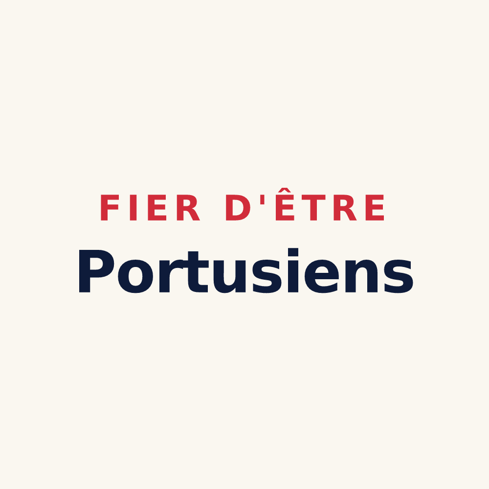 Tasse « Fier d'être Portusiens » — design pour Port-sur-Saône