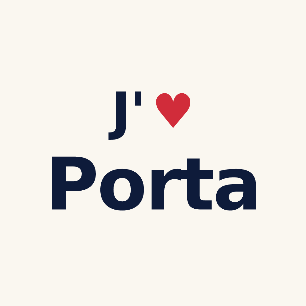 Tasse personnalisée Porta — design J'aime Porta