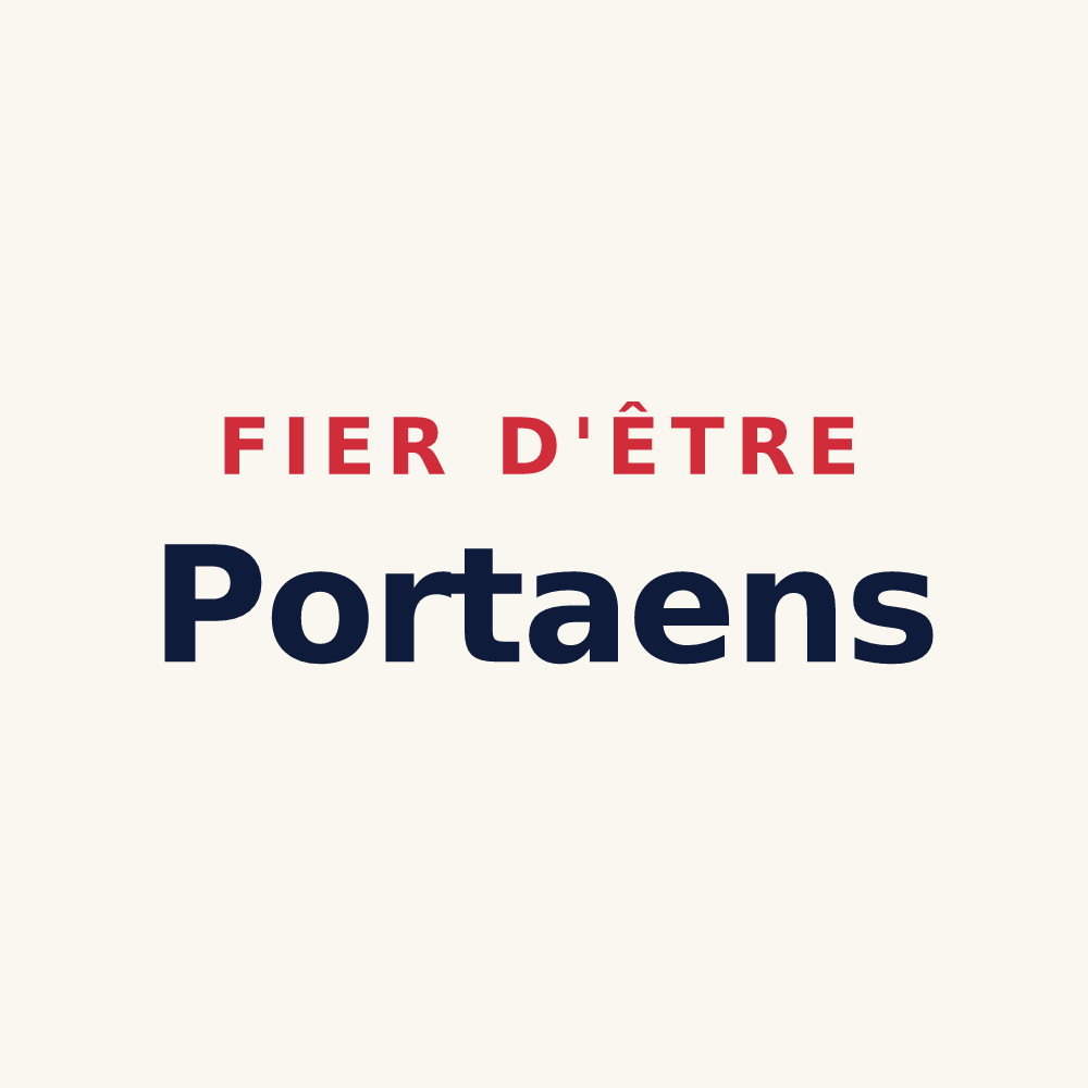 Tasse « Fier d'être Portaens » — design pour Porta