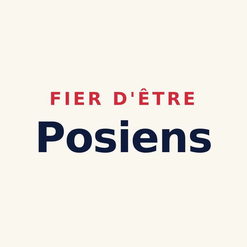 Tasse « Fier d'être Posiens » — design pour Poses
